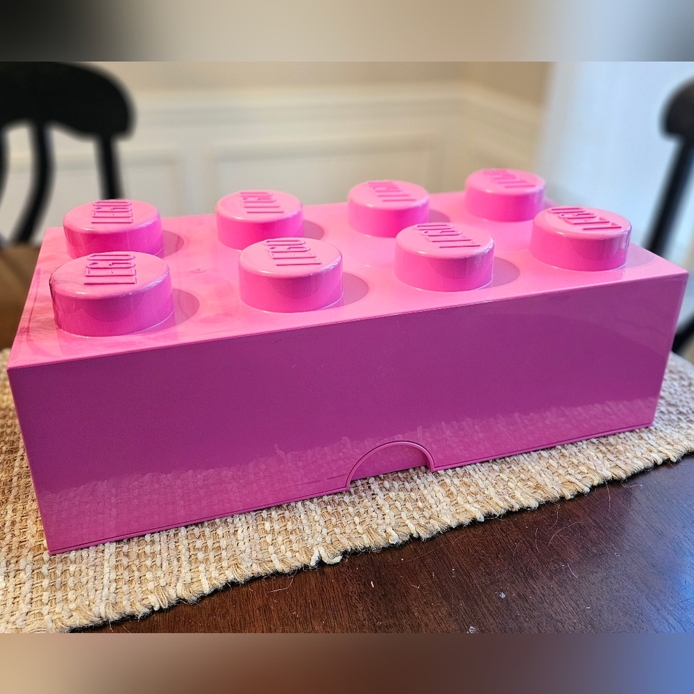 Lego Pink 8 Stud Storage Brick